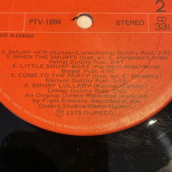 Vintage Smurfing Sing Along LP record - Picture 6 of 8